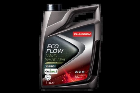 ECO FLOW 0W20 SP/RC D1-3 4L(х4) CHAMPION 1049909