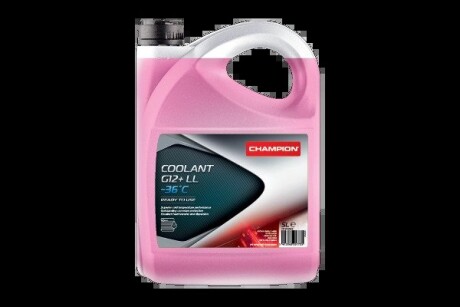 COOLANT G12+ LL -36°C 5L(х4) - NEW CHAMPION 1052669