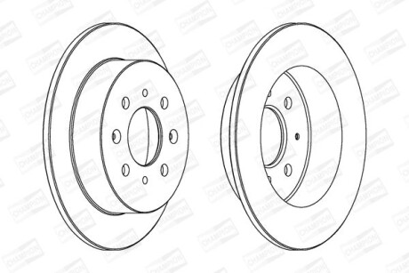Диск гальмівний CHAMPION 562016CH