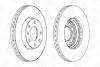 Диск тормозной передний (кратно 2) Opel Astra (98-) CHAMPION 562069CH (фото 2)