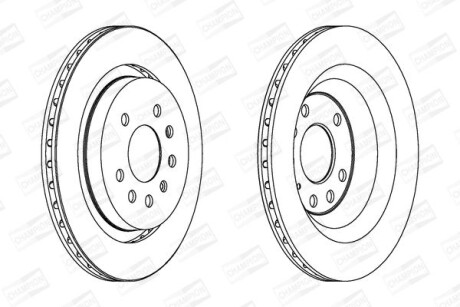 Диск гальмівний CHAMPION 562220CH