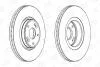 Диск тормозной передний (кратно 2) Renault Laguna II (Bg0/1_) (01-07, Laguna II Grandtour (Kg0/1_) (01-07) CHAMPION 562381CH (фото 2)
