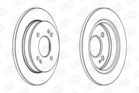 Диск гальмівний CHAMPION 562429CH