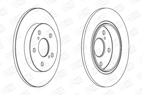Диск гальмівний CHAMPION 562599CH