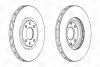 Диск тормозной передний (кратно 2) Citroen C4 I (06-), DS 5 (11-15)/Peugeot 2008 II (Ud_, Us_, Uy_, Uk_) (19-) CHAMPION 562641CH (фото 2)