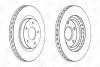 Диск тормозной передний (кратно 2) Jeep Compass (06-), Patriot (07-17)/ Mitsubishi ASX (09-) CHAMPION 562790CH (фото 2)