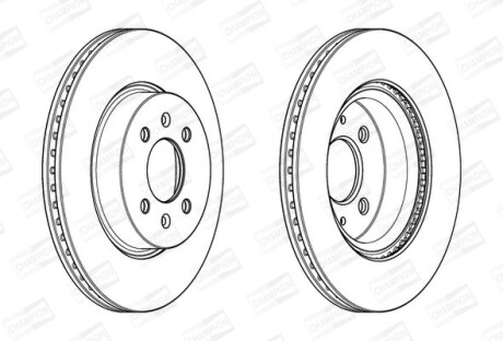 Диск гальмівний CHAMPION 562944CH