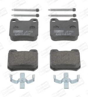 Колодки тормозные дисковые задние (с болтами и пружинами) Opel Omega B, Vectra B CHAMPION 571389CH