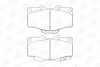 Колодки тормозные дисковые передние Toyota Land Cruiser (J7,J8,J9), 4 Runner (II CHAMPION 572140CH (фото 2)
