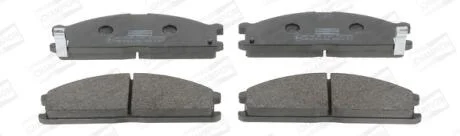 Колодки тормозные дисковые передние Nissan Navara (98-), NP300 Pickup (08-), Ter CHAMPION 572373CH