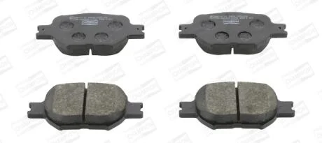 Колодки гальмівні дискові передні TOYOTA CALDINA Estate (_T24_) 02-07, CELICA Coupe (_T23_) 99-06 CHAMPION 572517CH