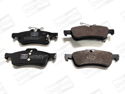 Колодки гальмівні дискові задні Honda Civic IX/ Toyota Yaris (05-13), (10-20) CHAMPION 572588CH