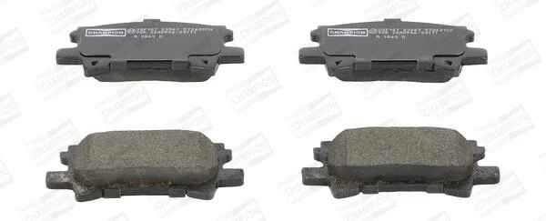 Колодки гальмівні дискові задні LEXUS RX (_U3_) 03-08|TOYOTA HARRIER (_U3_) 03-13 CHAMPION 572621CH (фото 1)