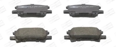 Колодки тормозные дисковые задние LEXUS RX (_U3_) 03-08|TOYOTA HARRIER (_U3_) 03-13 CHAMPION 572621CH