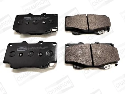 Колодки тормозные дисковые передние Toyota Fortuner (04-15), Hilux VII (CHAMPION 572625CH