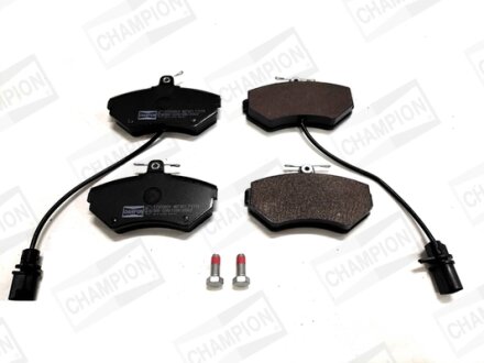 Колодки гальмівні дискові передні (з болтами та датчиками) Audi A4 (B5,B6,B7)/ VW Passat B5 CHAMPION 573006CH