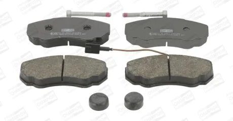 Колодки гальмівні дискові передні Citroen Jumper I/ Fiat Ducato (94-, 06-) CHAMPION 573113CH