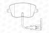 Колодки тормозные дисковые передние Skoda Fabia II, Roomster (06-15)/ VW Polo IV CHAMPION 573127CH (фото 2)