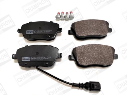 Колодки тормозные дисковые передние Skoda Fabia II, Roomster (06-15)/ VW Polo IV CHAMPION 573127CH