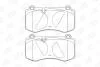 Колодки тормозные дисковые передние MERCEDES-BENZ E-CLASS (W211) 02-09, S-CLASS (W221) 05-13 CHAMPION 573178CH (фото 2)
