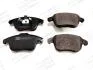 Колодки тормозные дисковые передние Citroen C4 Picasso (07-13), C4 II/ Peugeot 5 CHAMPION 573193CH (фото 1)
