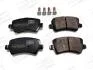 Колодки тормозные дисковые задние Land Rover Freelander 2/ Volvo V60 I, S80 II, CHAMPION 573250CH (фото 1)