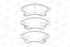 Колодки тормозные дисковые передние CHEVROLET AVEO Saloon (T300) 11-, CRUZE (J300) 09-|OPEL ASTRA J (P10) 09-15 CHAMPION 573332CH (фото 2)