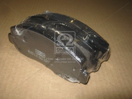 Колодки тормозные дисковые передние Renault Master IV / Opel Movano (10-) CHAMPION 573357CH