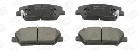 Колодки тормозные дисковые передние Kia Optima (10-), Ceed (15-)/Hyundai i30 (11-) CHAMPION 573447CH