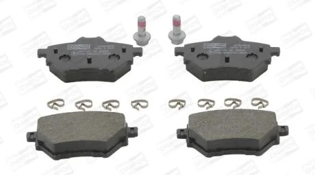 Колодки тормозные дисковые CITRO?N BERLINGO (ER_, EC_) 18- CHAMPION 573605CH