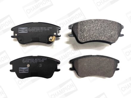HYUNDAI гальмівні колодки Atos 98- CHAMPION 573642CH