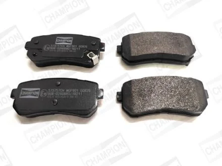Колодки тормозные дисковые задние Kia Ceed (06-)  CHAMPION 573757CH