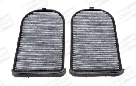 BMW фільтр повітр. салону (вугілля) (к-т 2 шт) E38 94-01 (168*30*374) CHAMPION CCF0216C