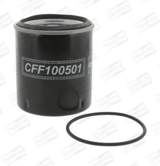 JEEP фільтр паливний H=104mm диз.Grand Cherokee II2.5/3.1TD 88- CHAMPION CFF100501 (фото 1)