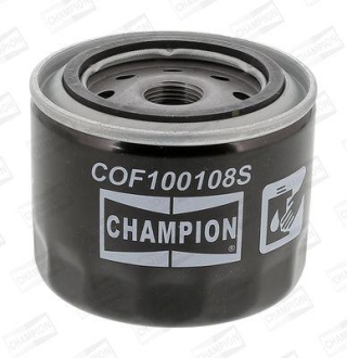 Фільтр оливи CHAMPION COF100108S (фото 1)