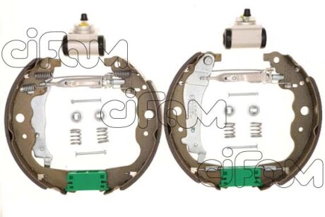 Гальмівні колодки бараб. Captur I/Logan/Sandero/Duster(+монт. к-т та циліндри d=19,05mm MAX Kit) CIFAM 151-357 (фото 1)