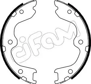 NISSAN Комплект барабанних колодок TEANA I (J31) 2.0 04-08, INFINITI QX50 I 37 AWD 15- CIFAM 153-294 (фото 1)