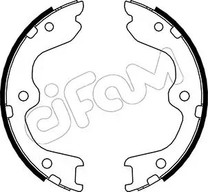 NISSAN Комплект барабанних колодок TEANA I (J31) 2.0 04-08, INFINITI QX50 I 37 AWD 15- CIFAM 153-294