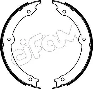 LEXUS Комплект барабанних колодок LX (_J2_) 450d (VDJ201) 15-, TOYOTA LAND CRUISER 200 (_J2_) 4.0 (GRJ200_, GRJ200R) 10- CIFAM 153-451 (фото 1)