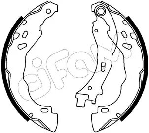 Фото citroen комплект барабанних колодок c-elysee (dd_) 1.6 bluehdi 100 14-16, peugeot 208 i (ca_, cc_) 1.6 bluehdi 100 15-19 CIFAM 153-544 CITROEN Комплект барабанних колодок C-ELYSEE (DD_) 1.6 BlueHDi 100 14-16, PEUGEOT 208 I (CA_, CC_) 1.6 BlueHDi 100 15-19 CIFAM 153-544