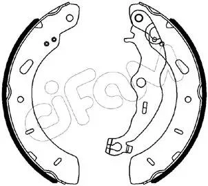 FORD Комплект барабанних колодок B-MAX (JK) 1.6 Ti 12- CIFAM 153-563 (фото 1)