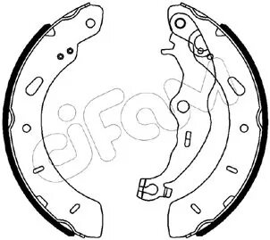Фото ford комплект барабанних колодок b-max (jk) 1.6 ti 12- CIFAM 153-563 FORD Комплект барабанних колодок B-MAX (JK) 1.6 Ti 12- CIFAM 153-563