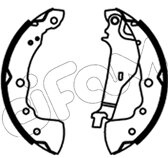 NISSAN Комплект барабанних колодок MICRA V (K14) 1.5 DCI 16- CIFAM 153-723