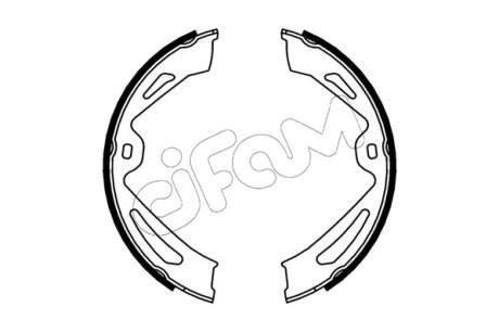 PORSCHE Комплект гальмівних колодок (барабанні) CAYENNE 2.9-4.0 17- CIFAM 153-726