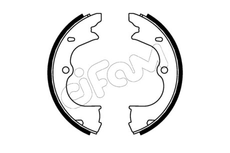 VW Комплект барабанних колодок CRAFTER Автобус (SYI, SYJ) 2.0 TDI 4motion 17- CIFAM 153-743