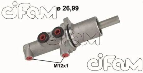VW головний гальмівний циліндр CRAFTER 30-35, DB SPRINTER 3,5-t CIFAM 202-1144