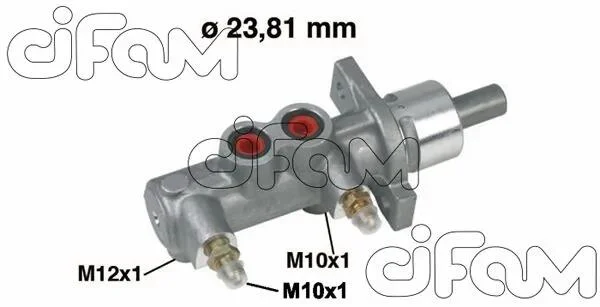 Головний гальмівний циліндр Escort/Orion/Fiesta 90-(D1=23,81mm)(Bendix) CIFAM 202-165 (фото 1)