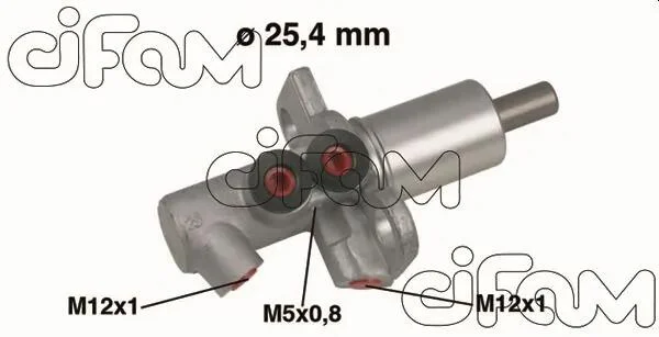 Головний гальмівний циліндр A6/A4/Superb/Passat 00-(D1=25,4mm)(TRW) CIFAM 202-458 (фото 1)