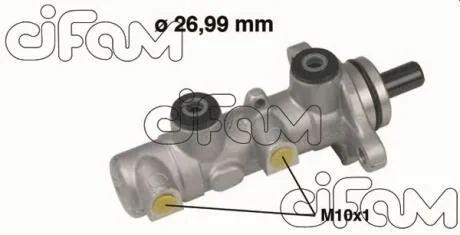 Головний гальмівний циліндр Sorento I 02-(D1=26,99mm, +ABS, -ESP) CIFAM 202-588