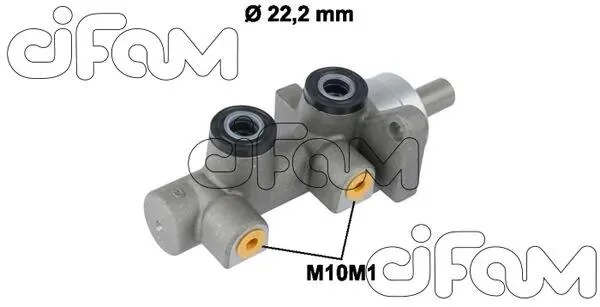 Головний гальмівний циліндр Lacetti/Nubira 05-(D1=22,2mm, -ESP) CIFAM 202-722 (фото 1)